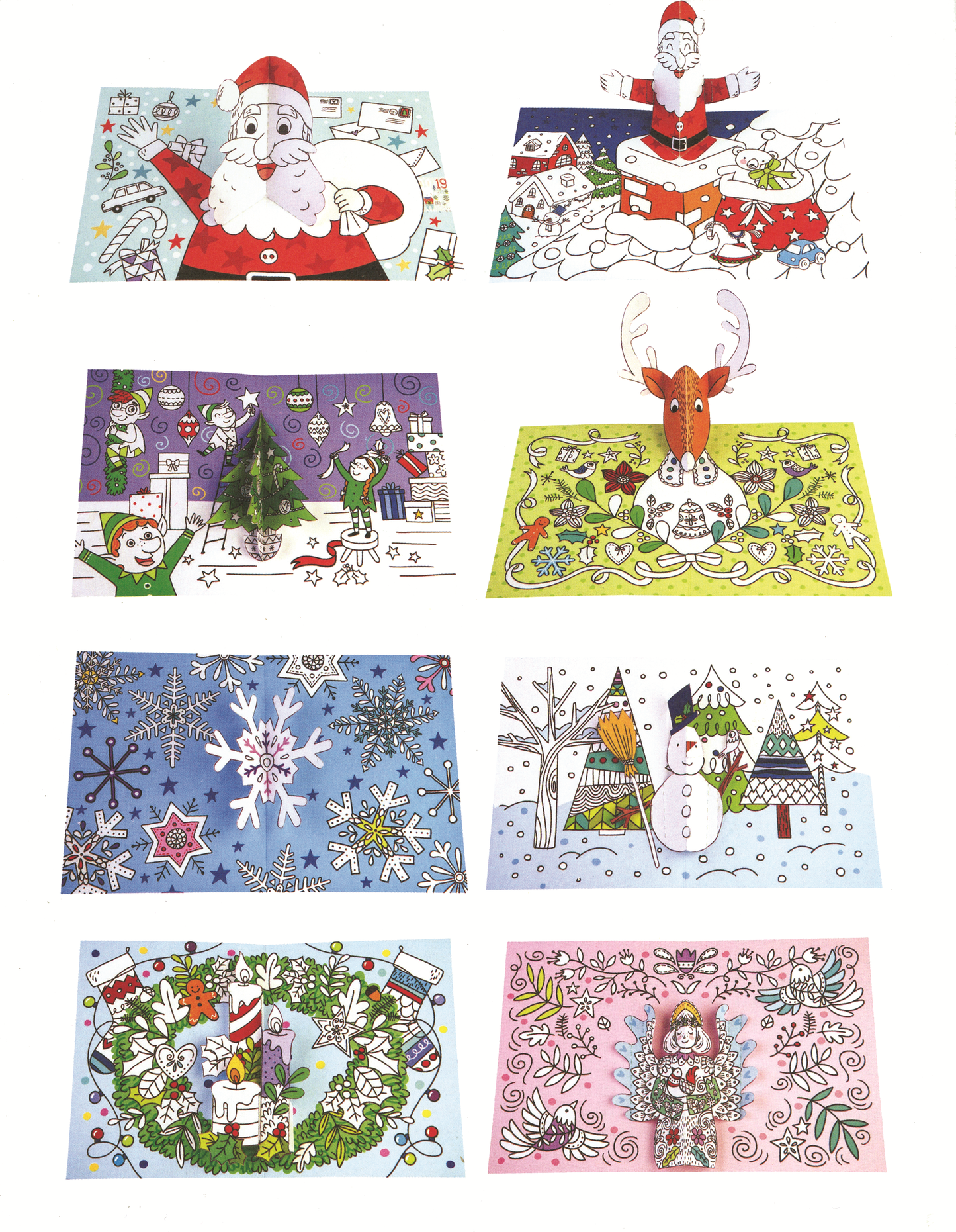 Color & Pop-Up: Christmas