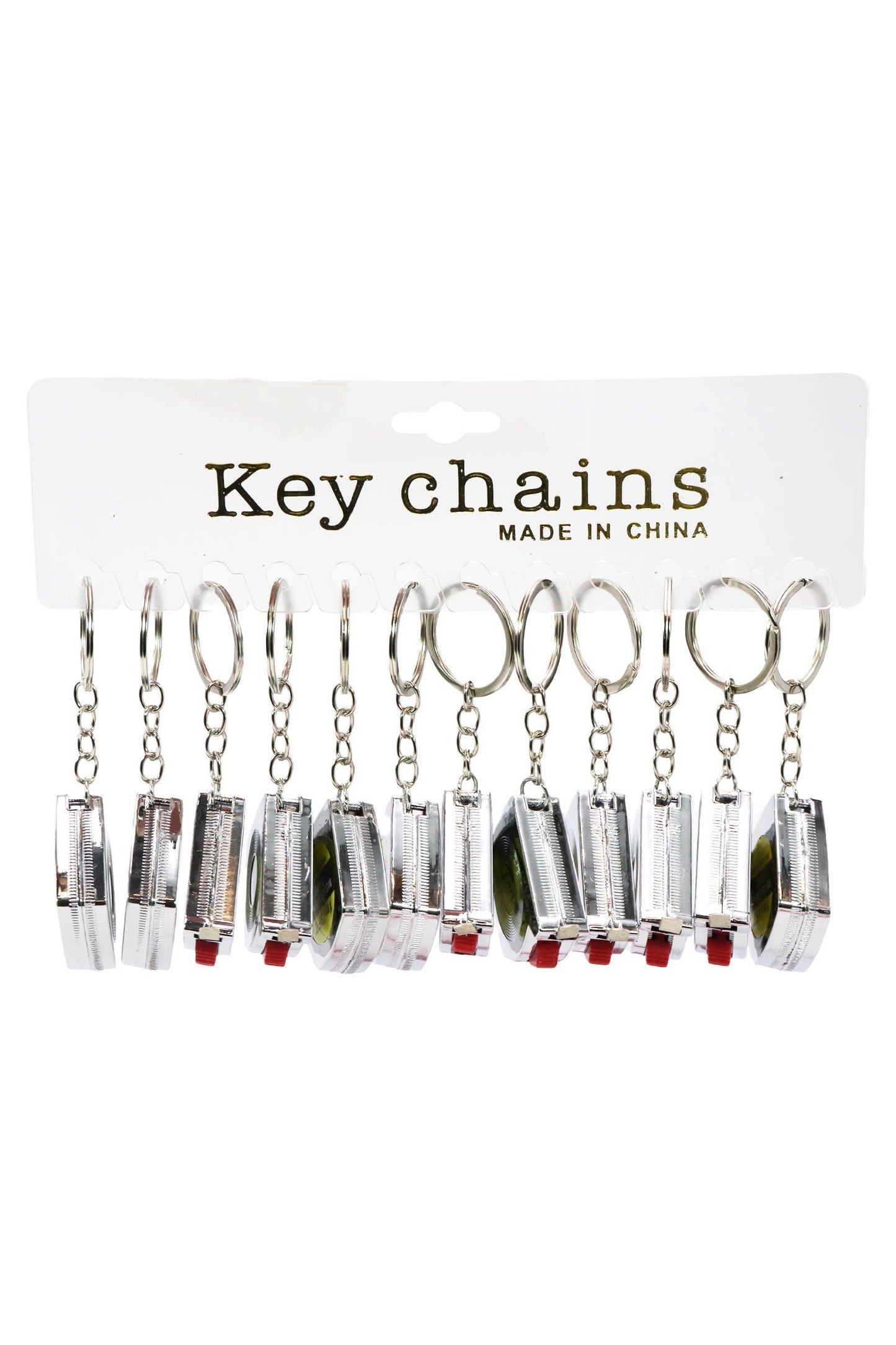 Mini Silver Self-locking Measuring Tape - 1m/3ft