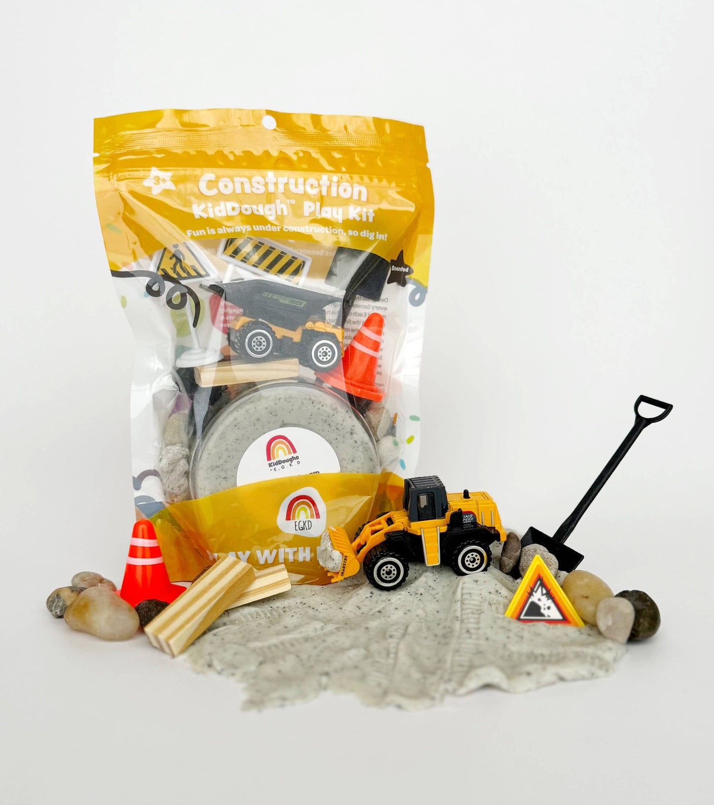 EGKD Construction (Cookies & Cream) KidDough Play Kit