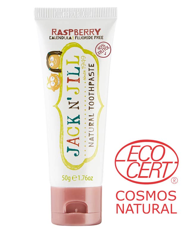 Jack N' Jill Natural Certified Toothpaste Raspberry 50g