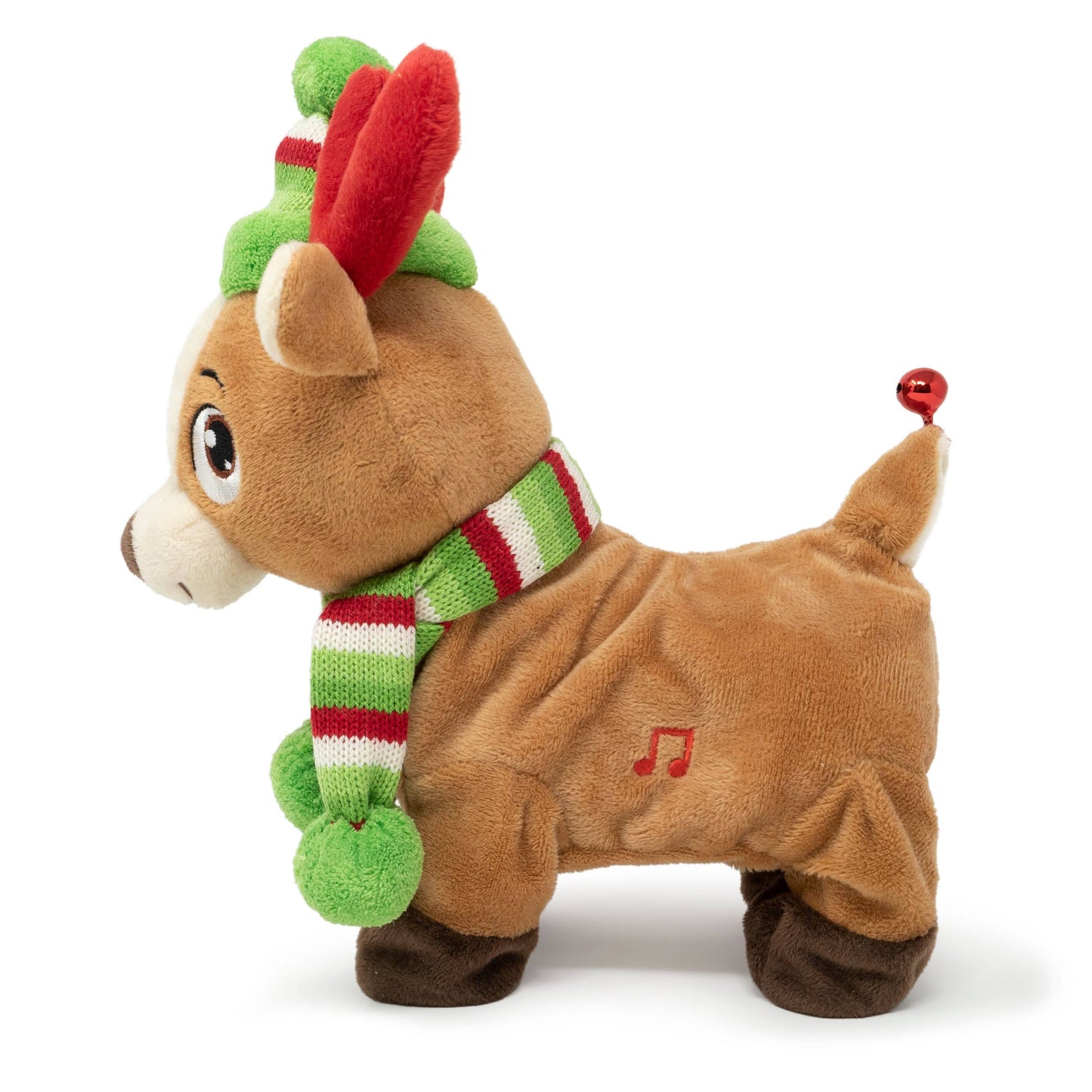 Cuddle Barn Tooty Rudy (Singing Christmas Reindeer Plush Toy Gift)