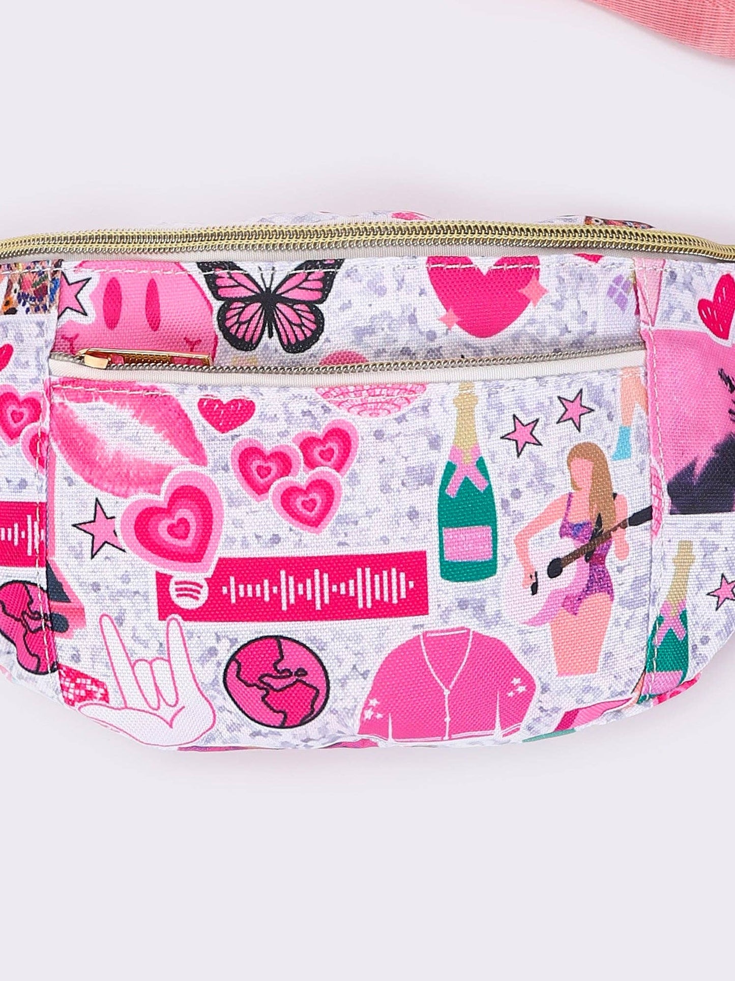 Sassy Kids Pink Music Tour Fanny Pack