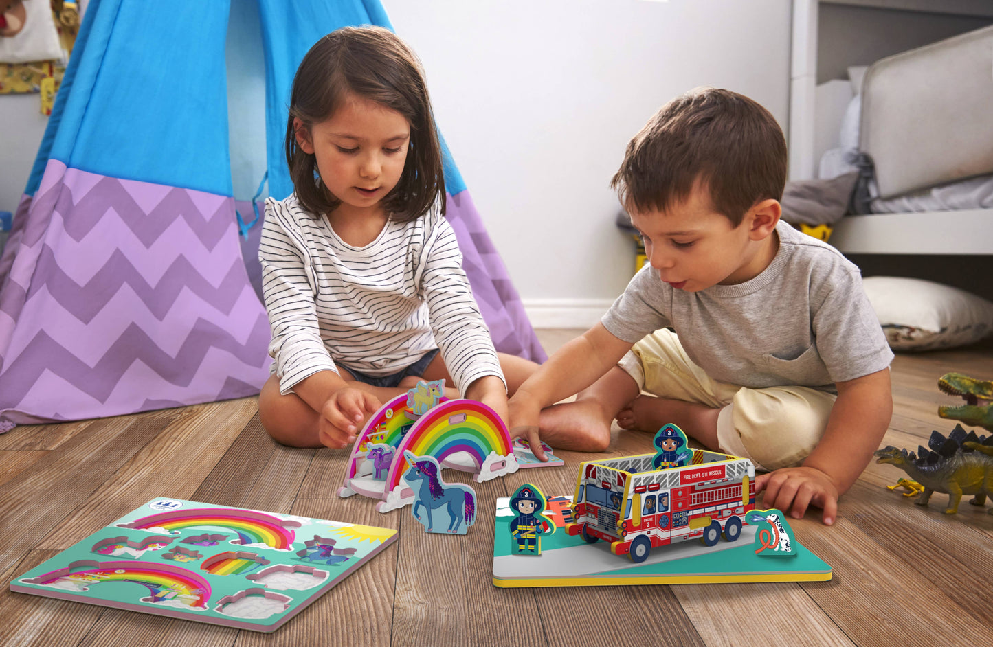 Storytime Toys Unicorn House Play Puzzle