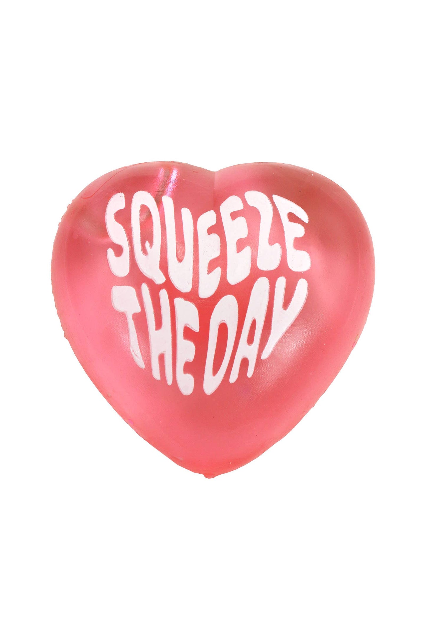 Positive Message Heart Maltose Putty Filled Squishy Toy