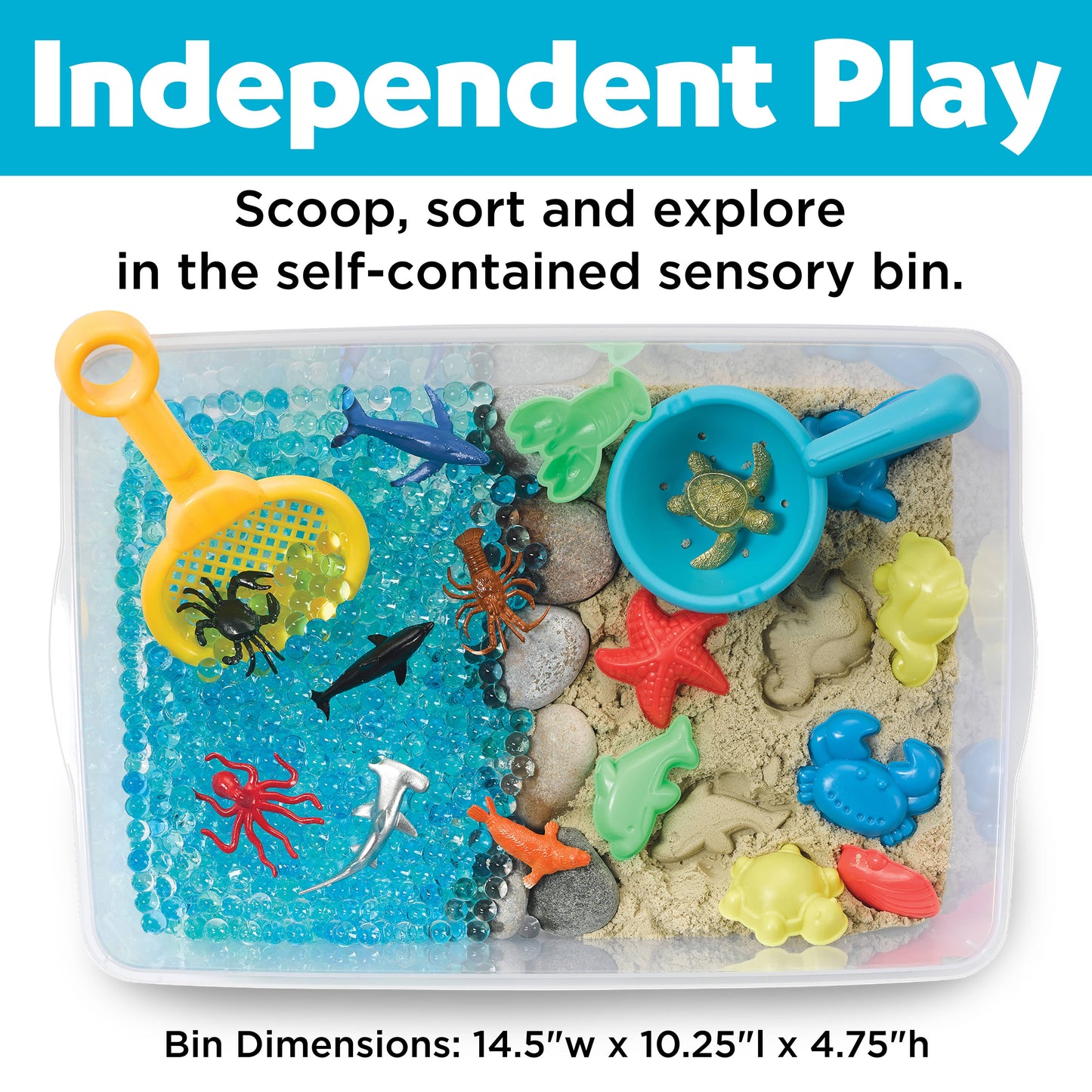 Faber Castell Sensory Bin Ocean and Sand