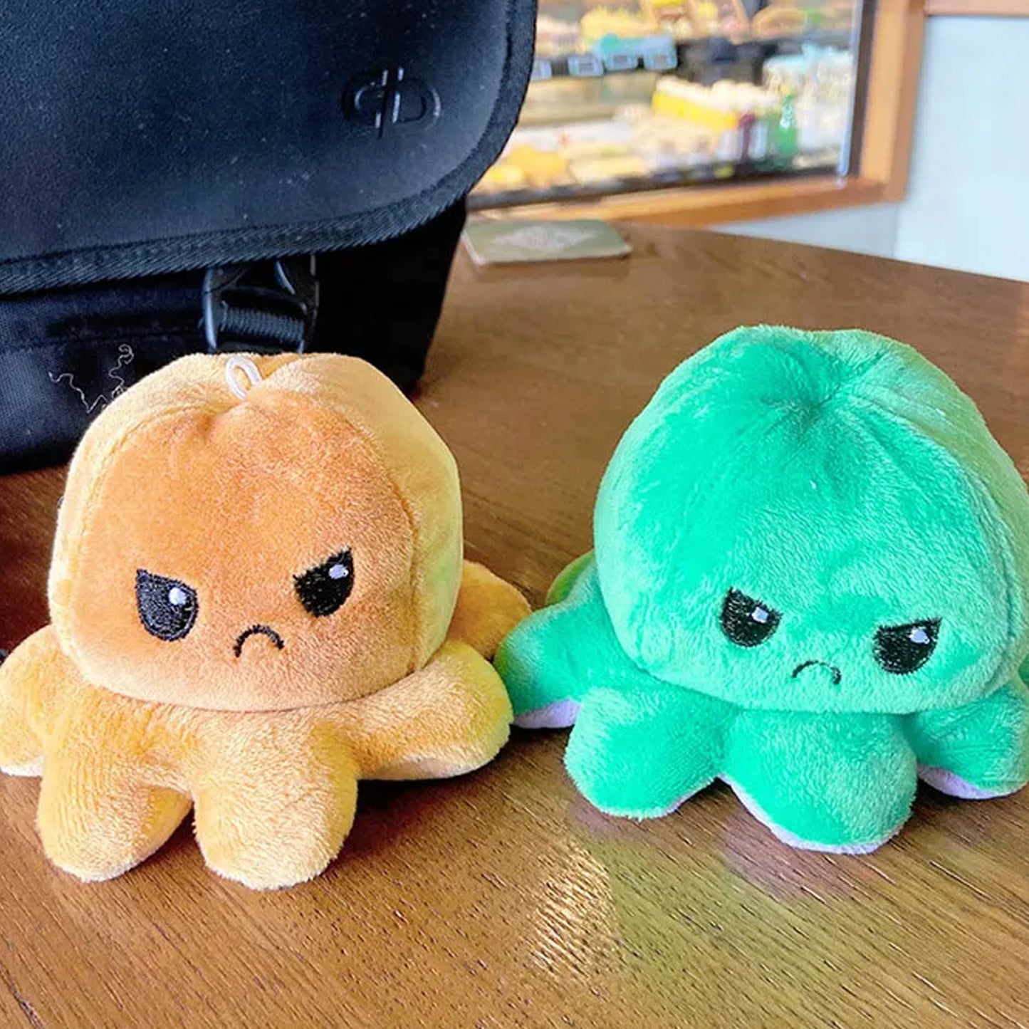 Moody Octopus Soft Plush Keychain in Bulk