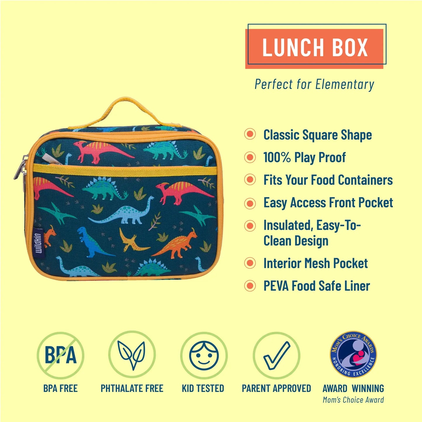 Wildkin Jurassic Dinosaurs Lunch Box