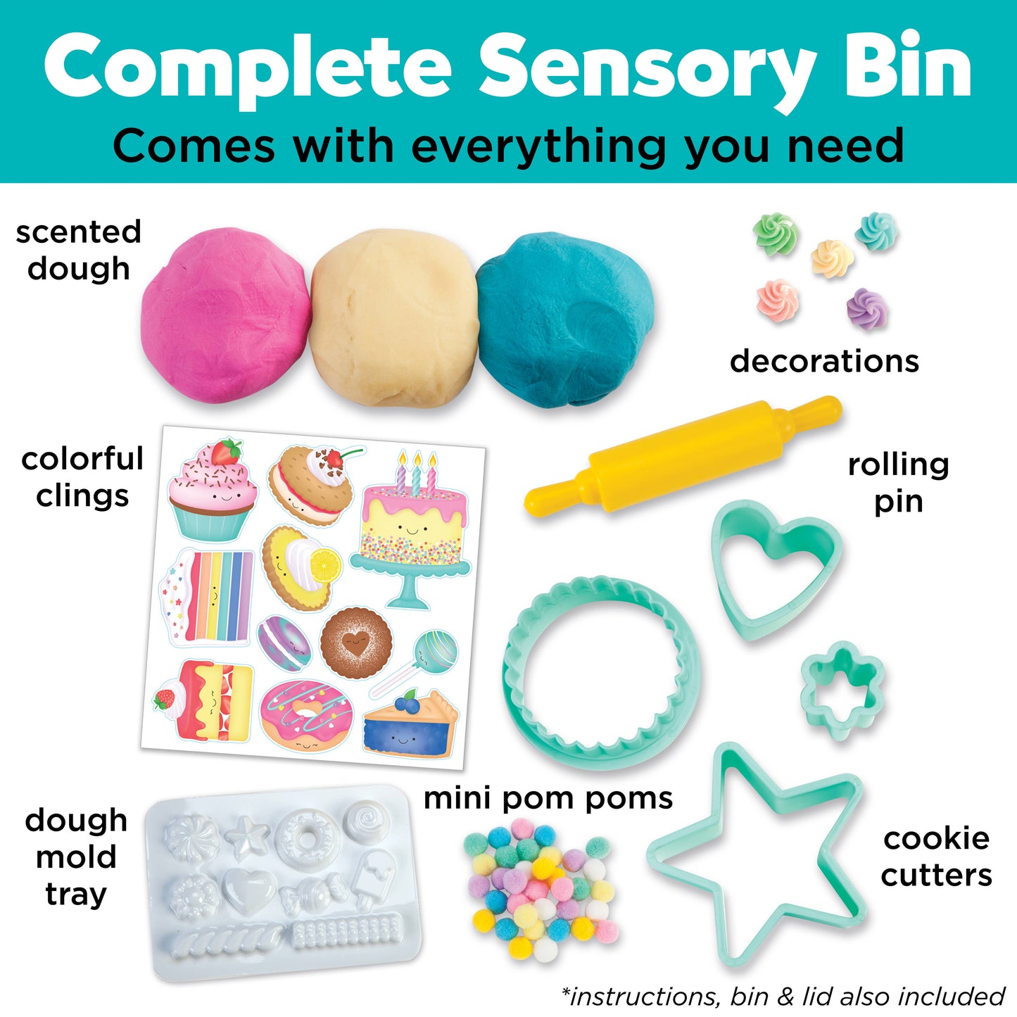 Faber Castell Sensory Bin Bake Shop Activity Bin for Kids