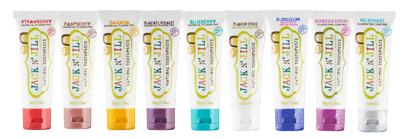 Jack N' Jill Natural Certified Toothpaste Bubblegum 50g