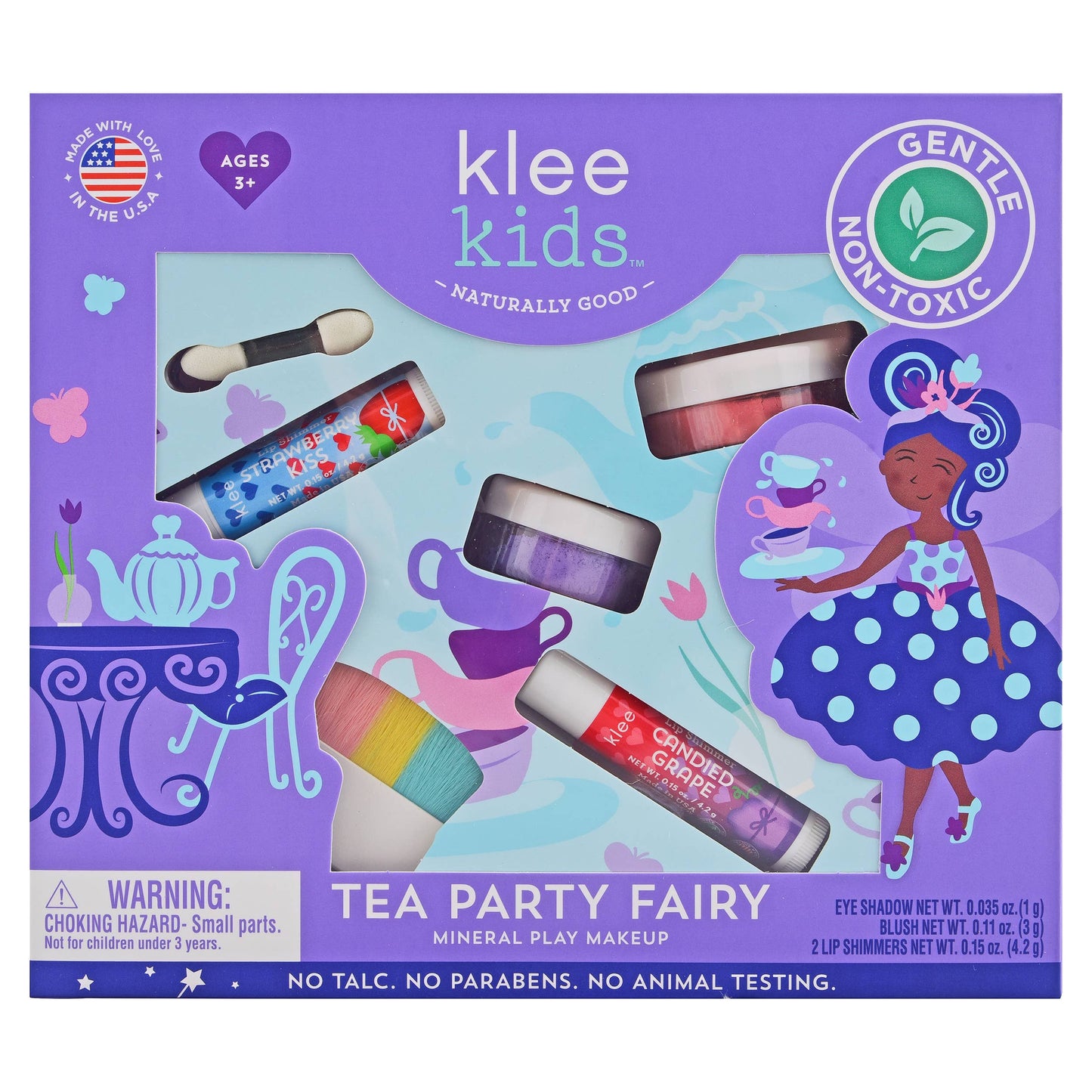Klee Pom Pom Fairy - Klee Kids Natural Mineral Play Makeup Kit