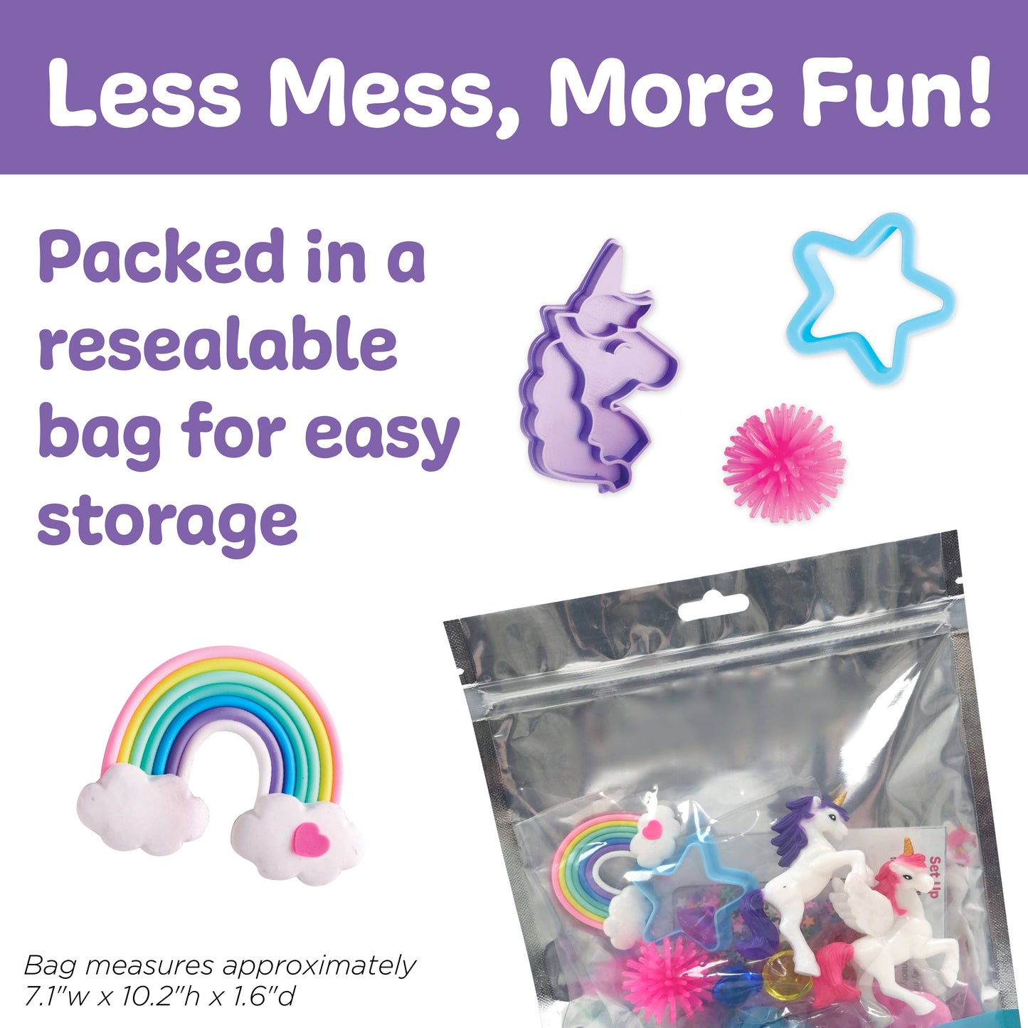 Faber Castell Sensory Pack Unicorn On the Go Play Set for Kids