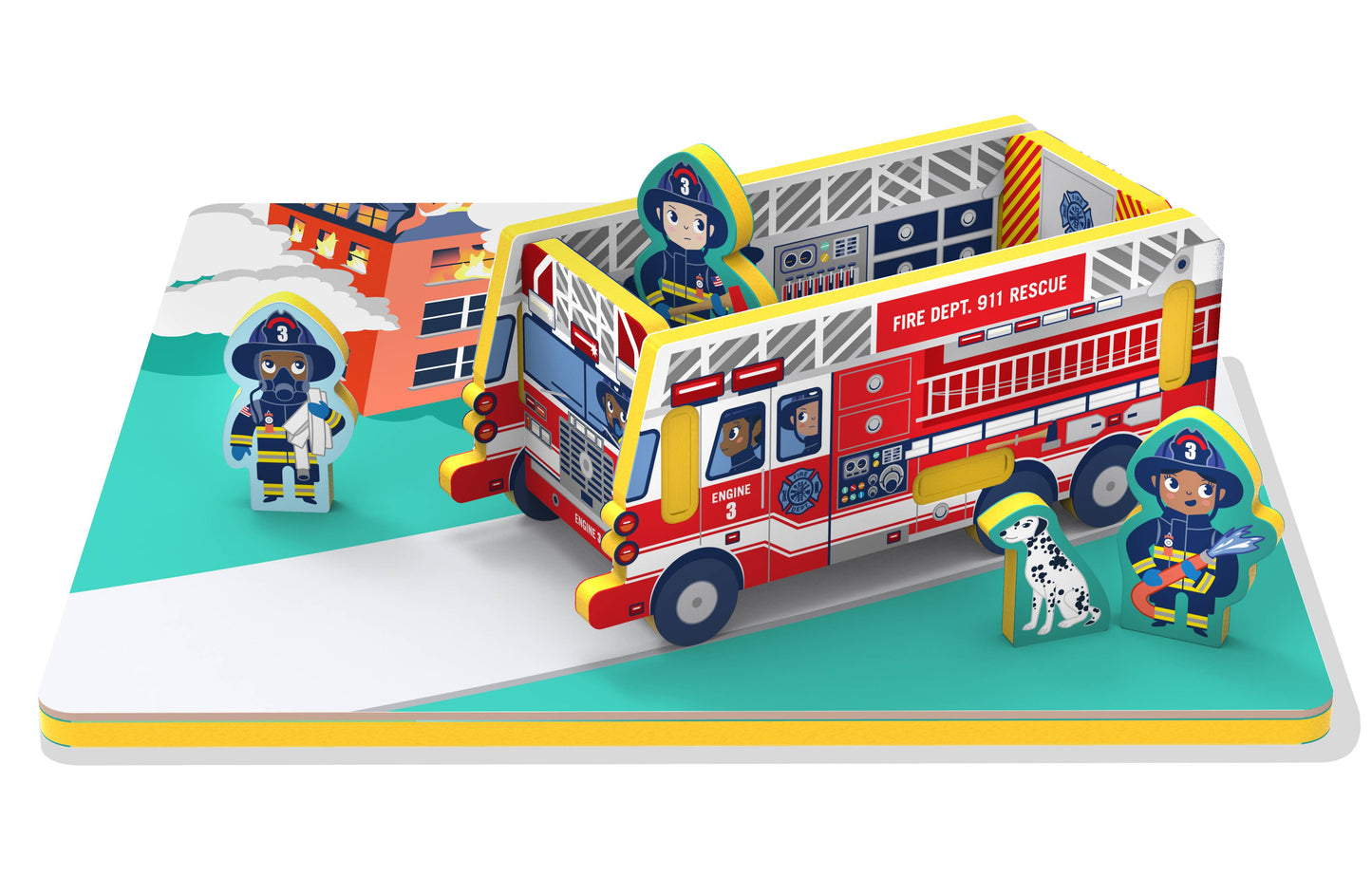 Storytime Toys Fire Truck Play Puzzle