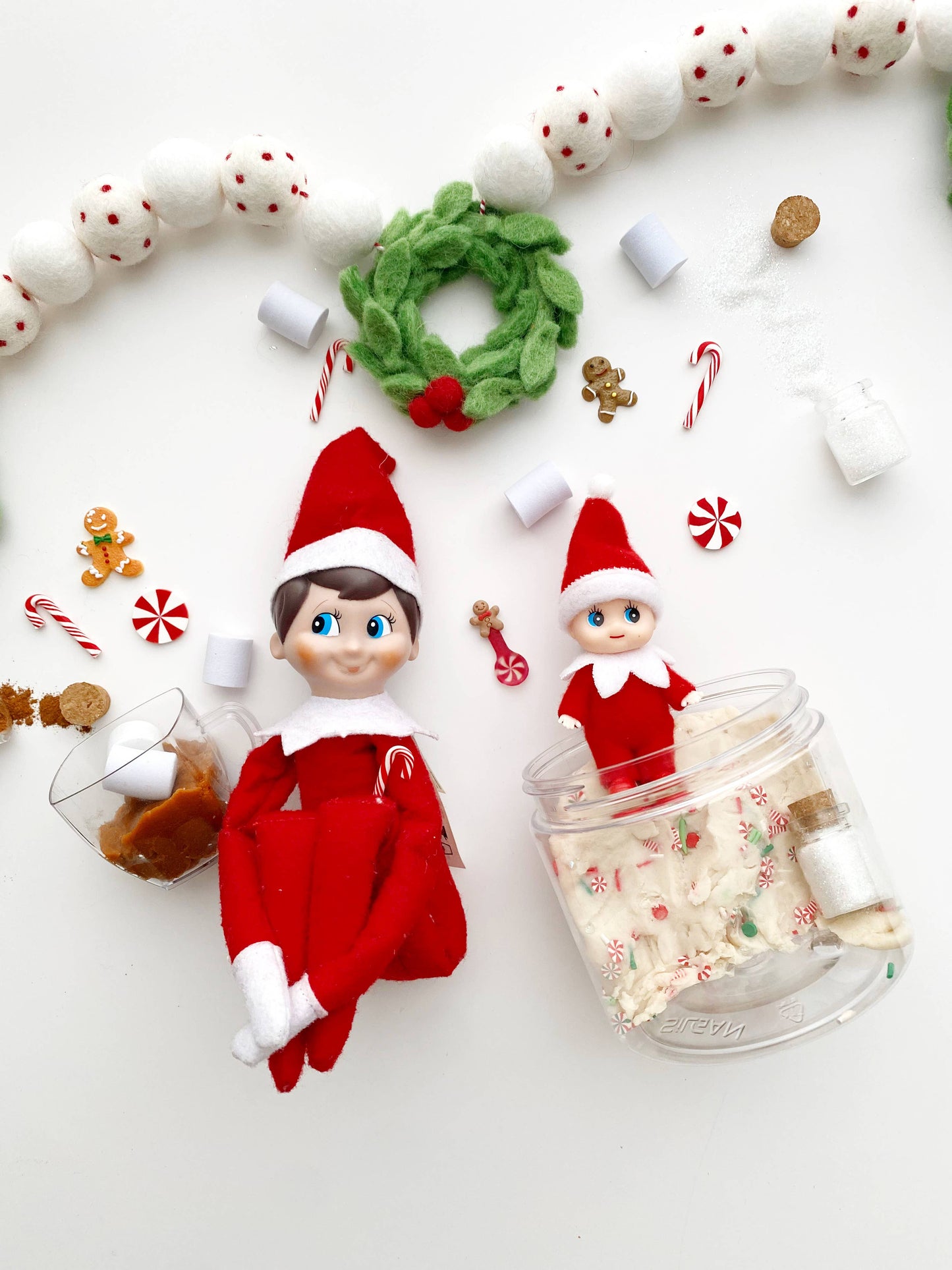 EGKD Elf in the Jar Sensory Play Dough Kit