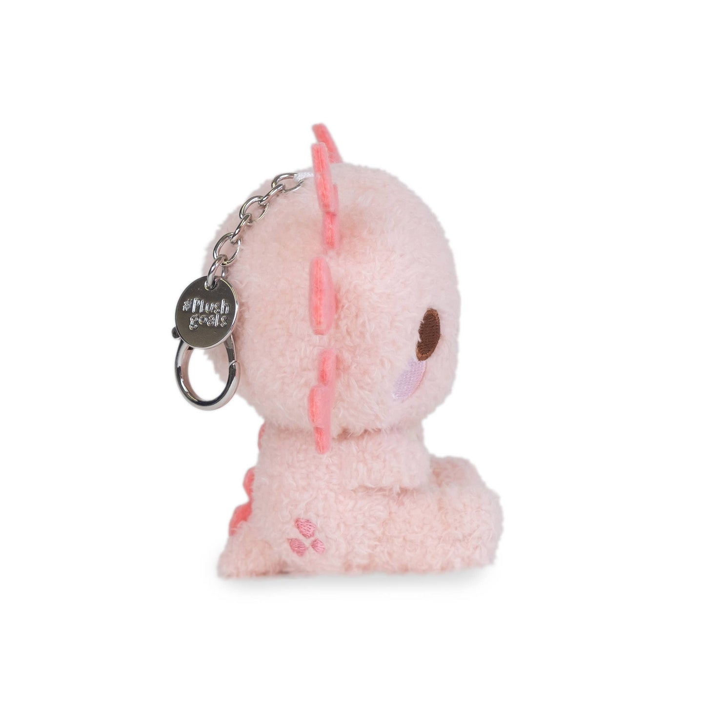 Cuddle Barn Mini Lottie Keychain (Cute Kawaii Pink Axolotl Plush Clip)