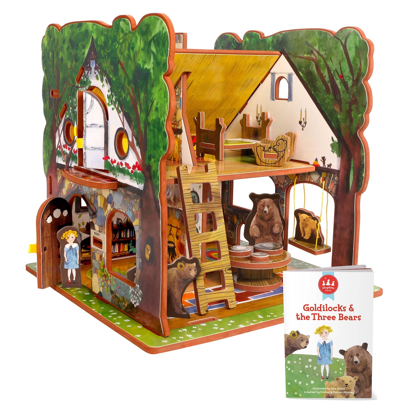 Storytime Toys Goldilocks and the Three Bears Book and Play Set