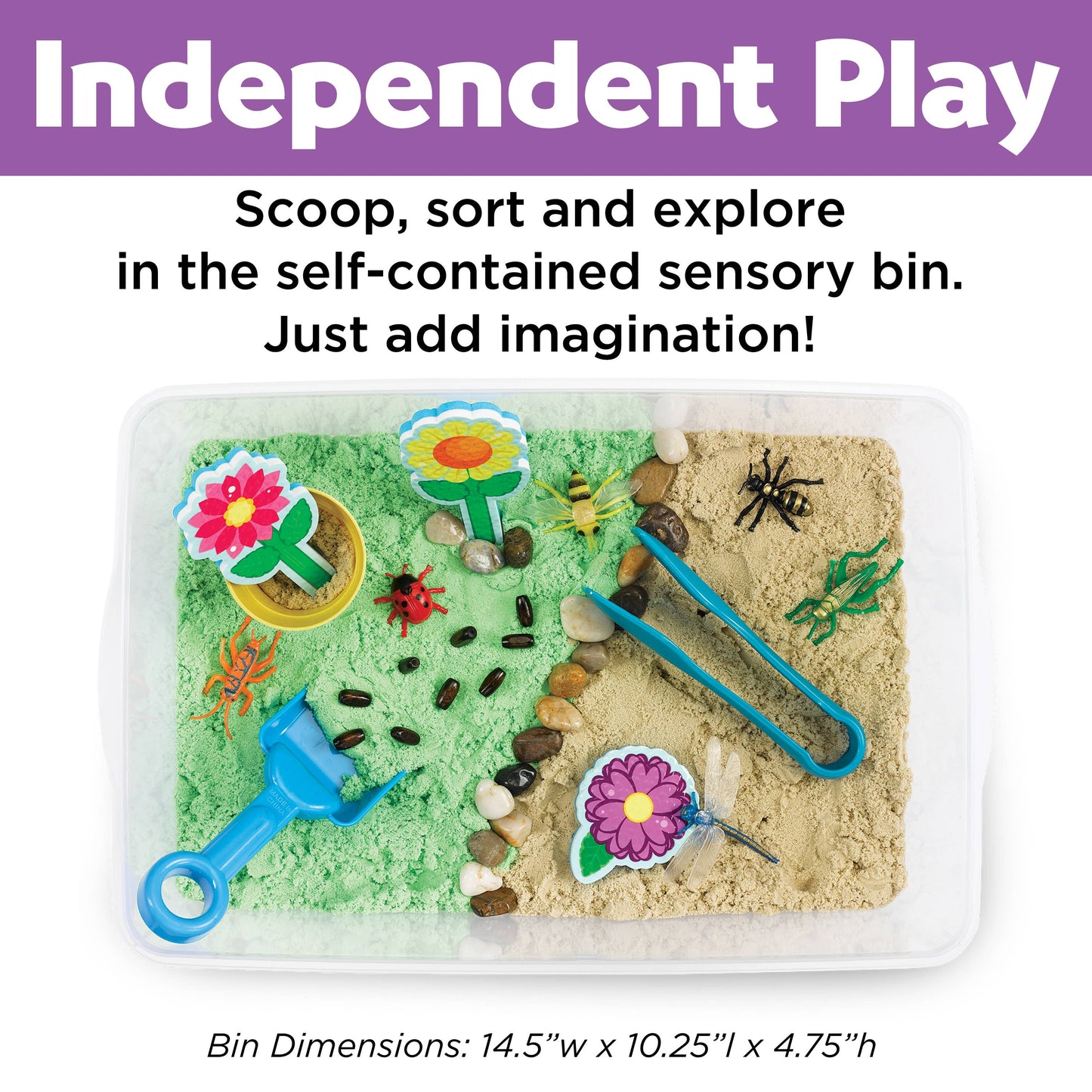 Faber Castell Sensory Bin Garden & Critters Activity Set for Kids