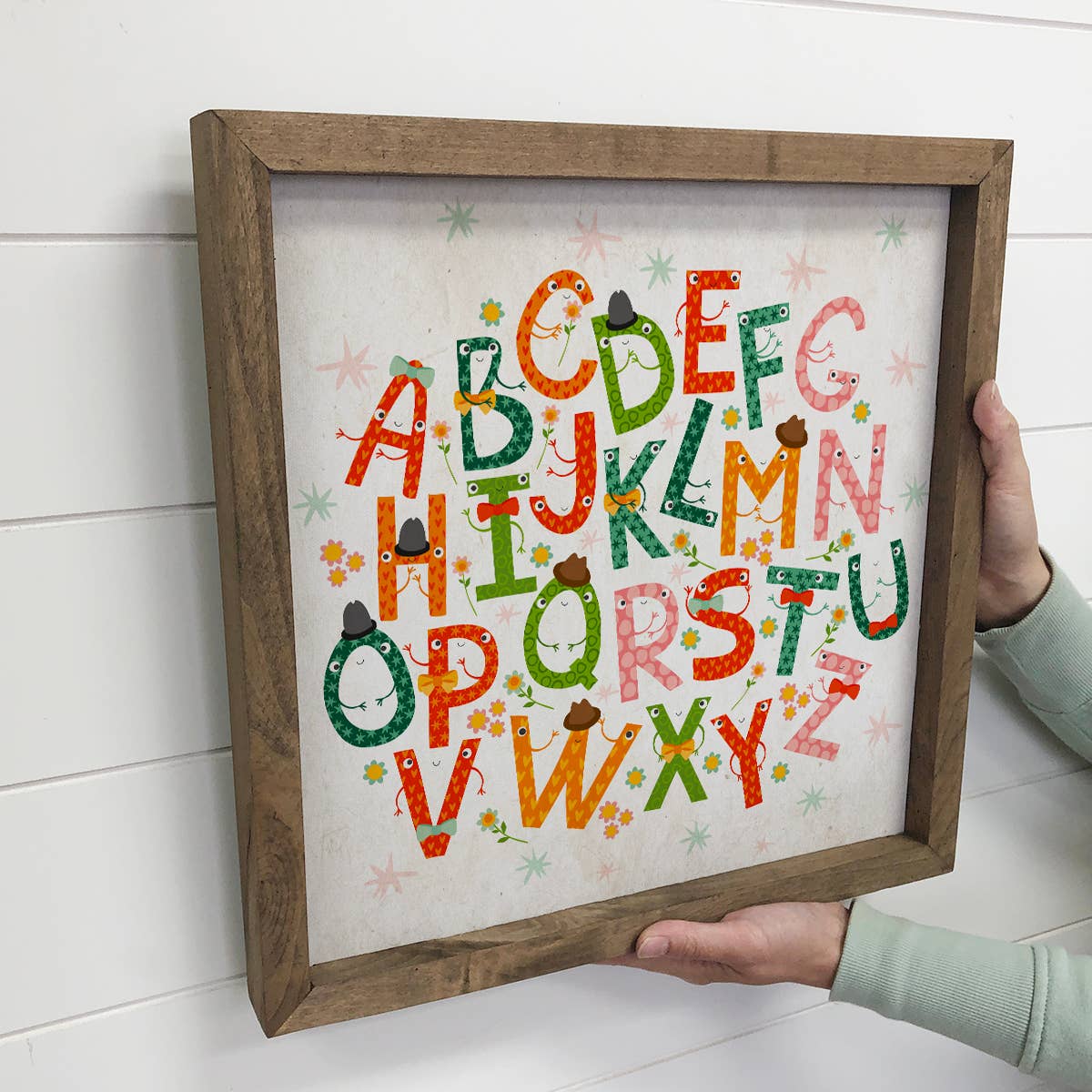 Hangout Home Colorful Alphabet Art