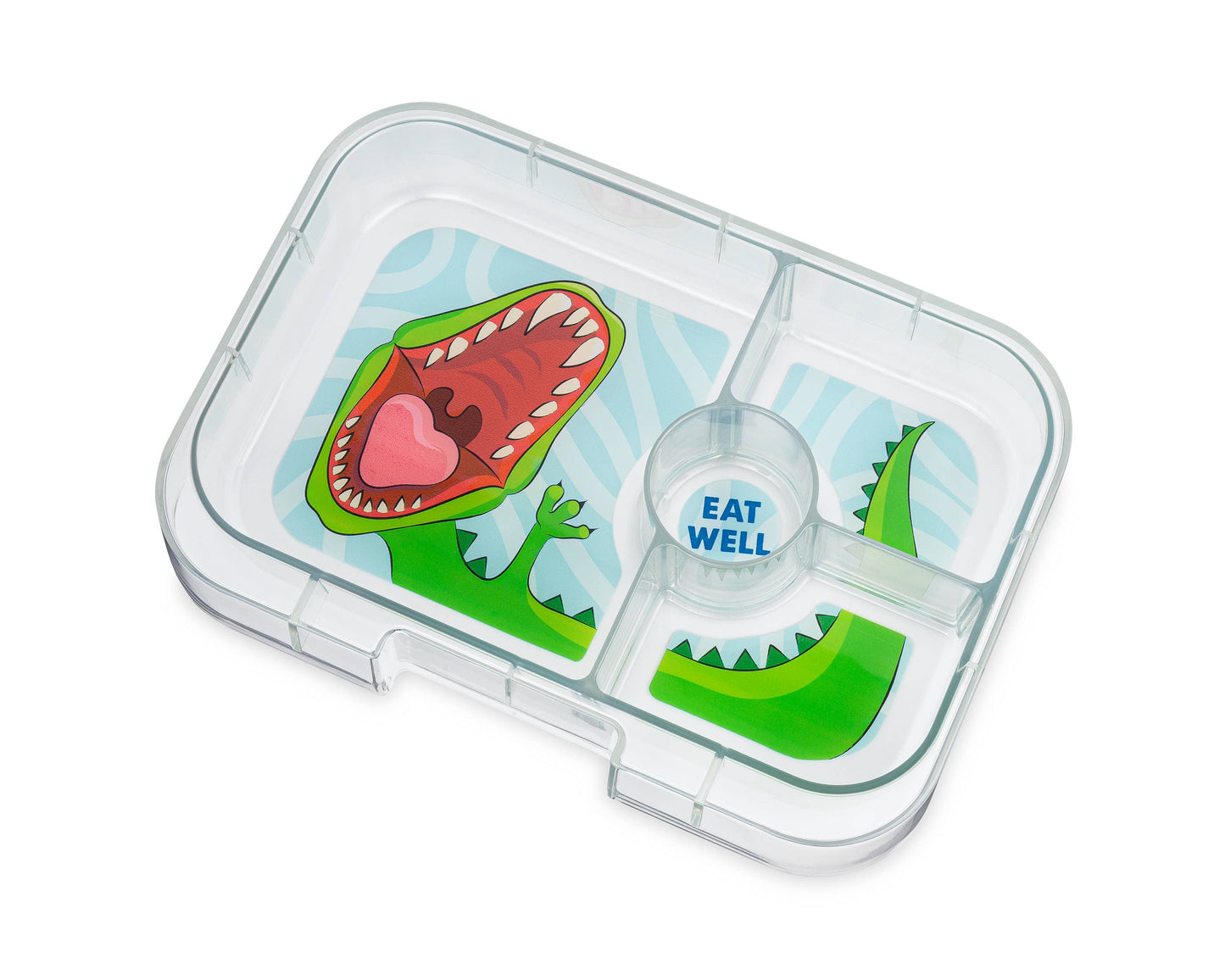 Yumbox Leakproof Sandwich Friendly Bento Box Jurassic Green (Dino)