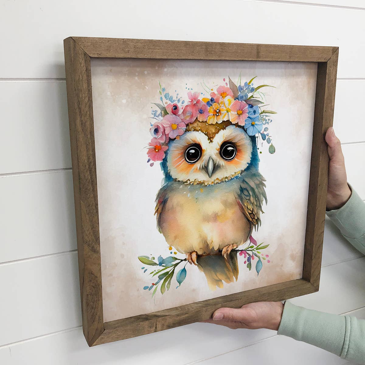 Hangout Home Cute Flower Owl