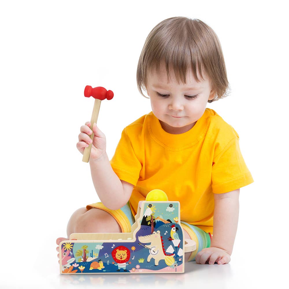 Leo & Friends Pound & Tap Xylophone with Slide-Out Xylophone