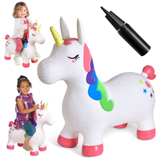 Fun Little Toys Bouncy Horse Hopping Unicorn