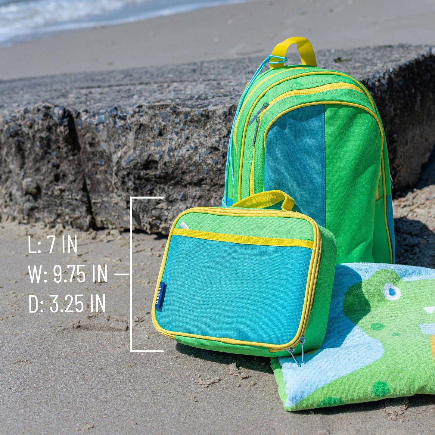 Wildkin Monster Green Lunch Box