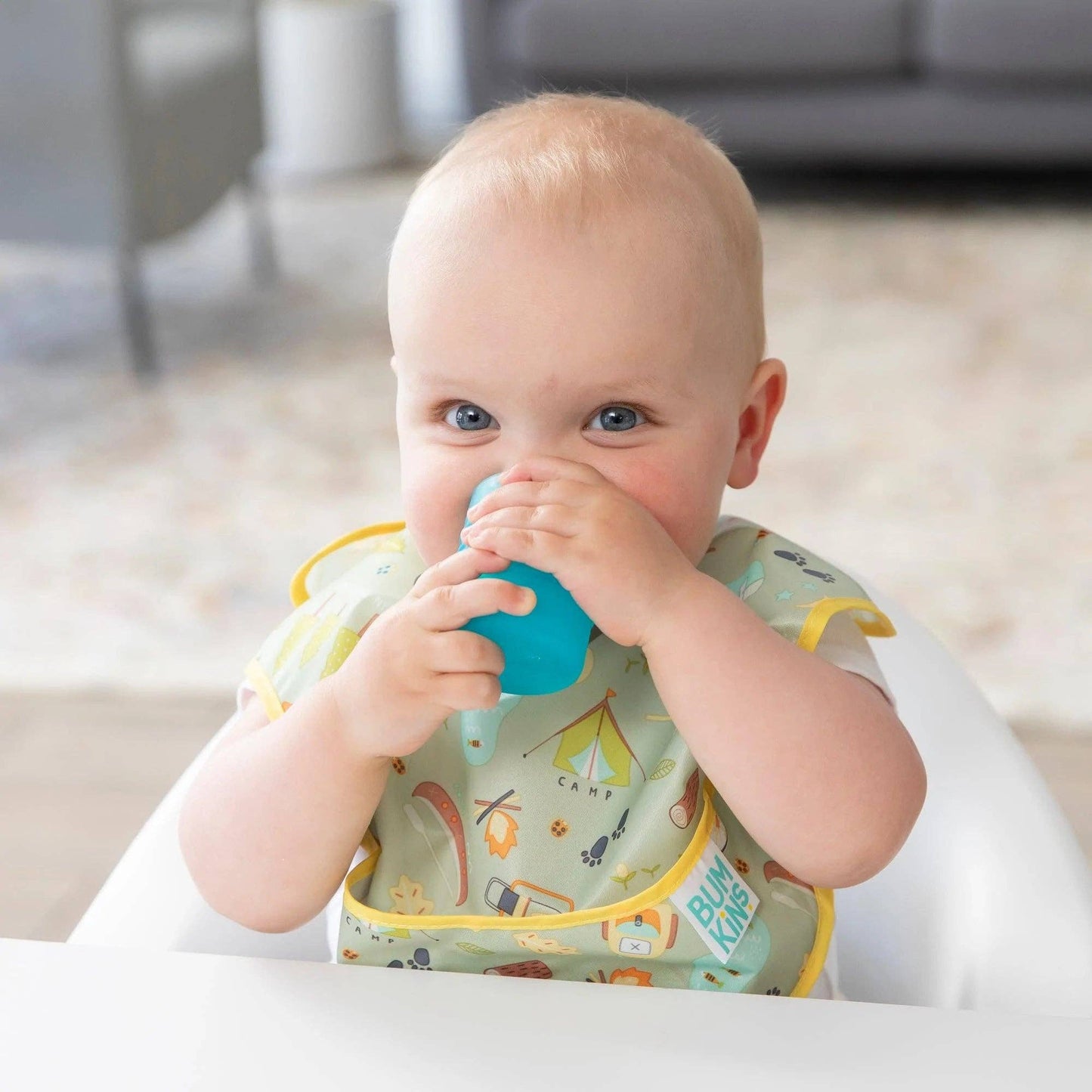 Bumkins Silicone Starter Cup: Blue