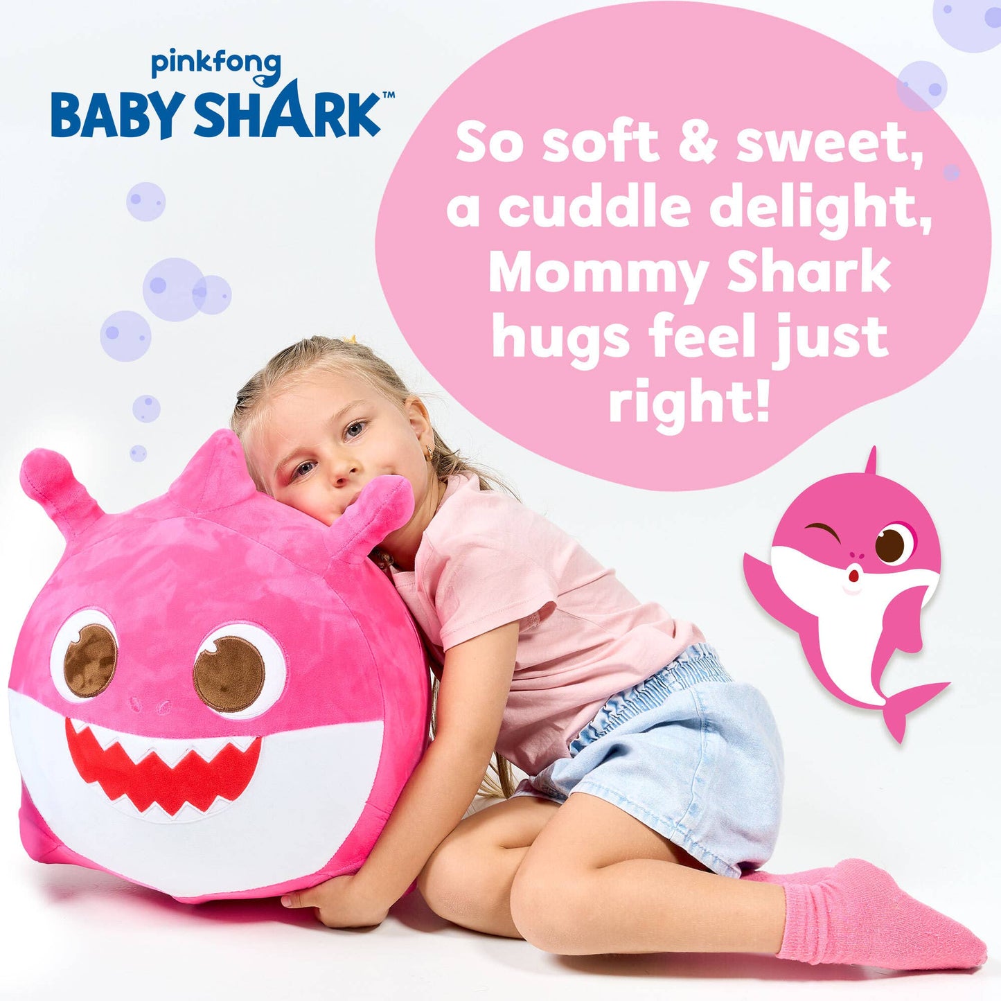 Baby Shark (Mommy) Bouncy - Ride On Plush Toy for Toddlers