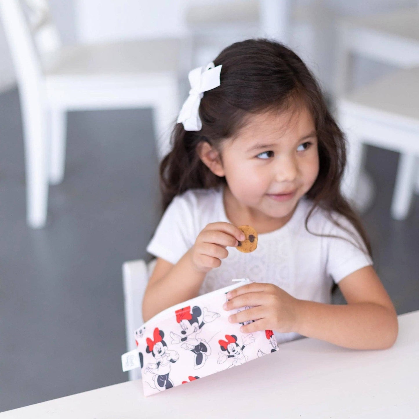 Bumkins Reusable Snack Bag, Small 2-Pack: Minnie Mouse