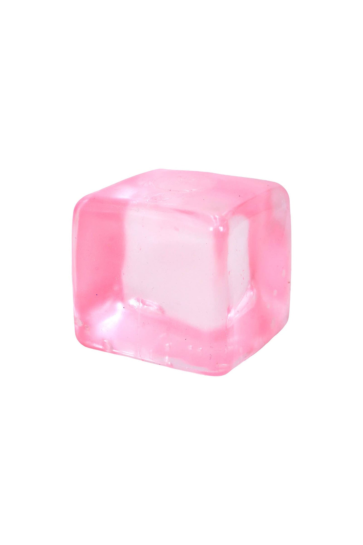 Clear Colorful Cube Maltose Putty Filled Squishy - PVC Box