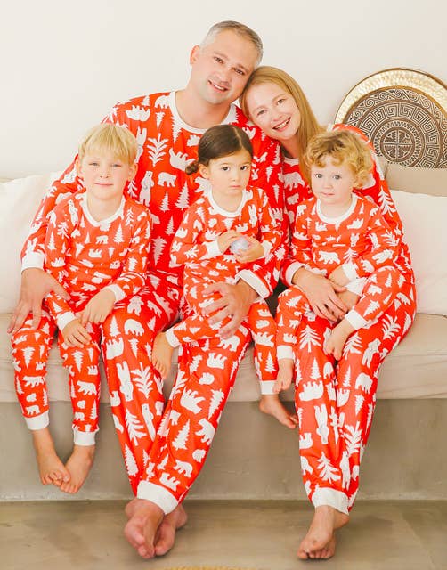 Vaenait Polar Bear Christmas Long Sleeve PJs