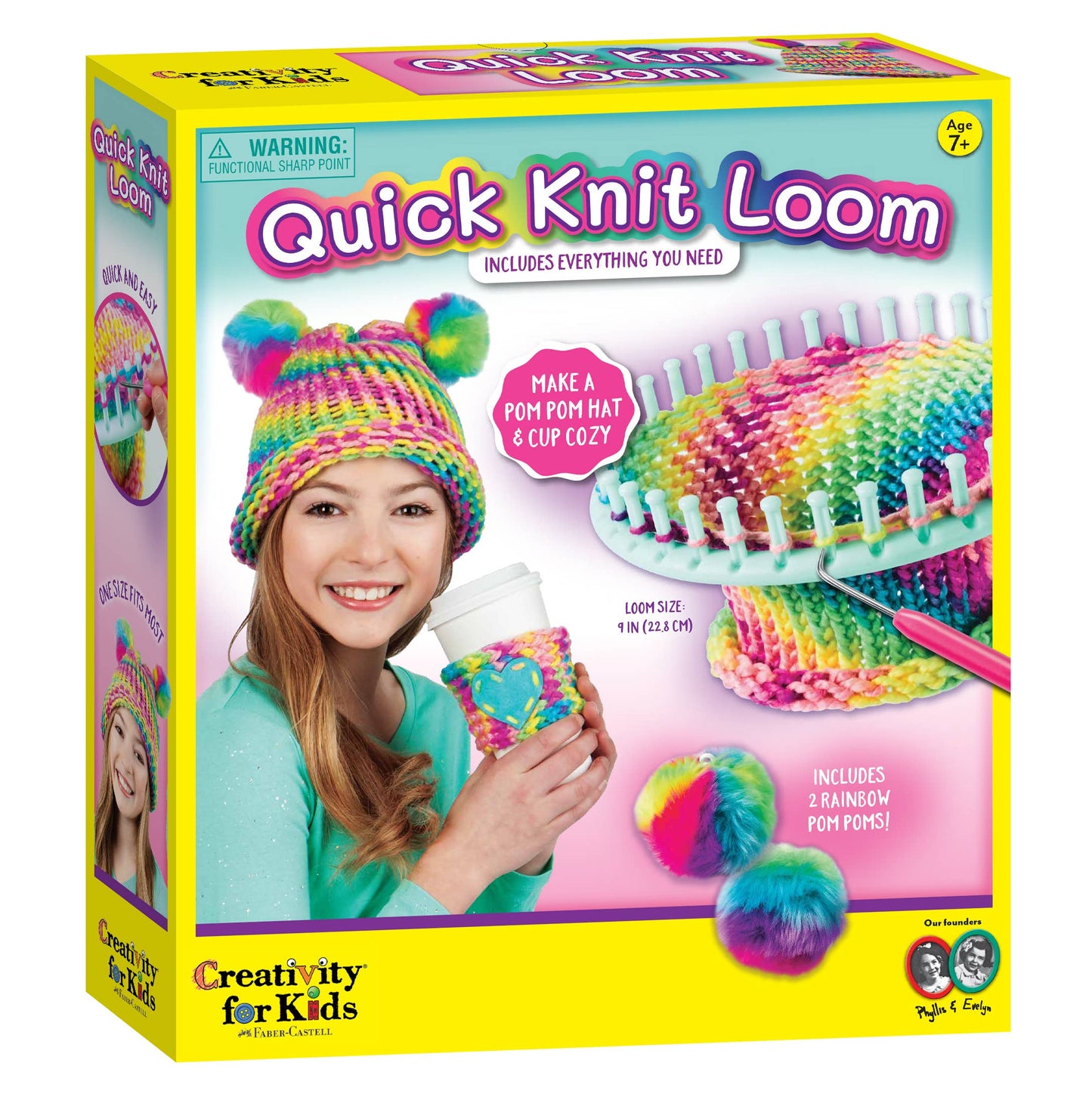 Faber Castell Quick Knit Loom - DIY Craft Kit for Kids