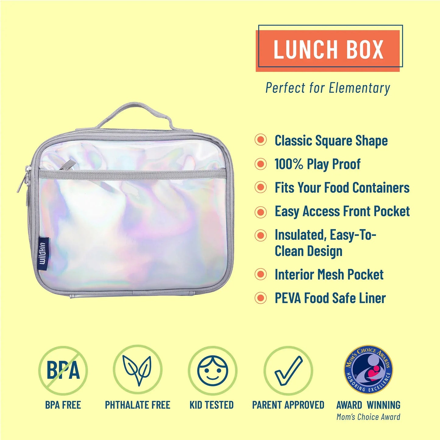 Wildkin Holographic Lunch Box