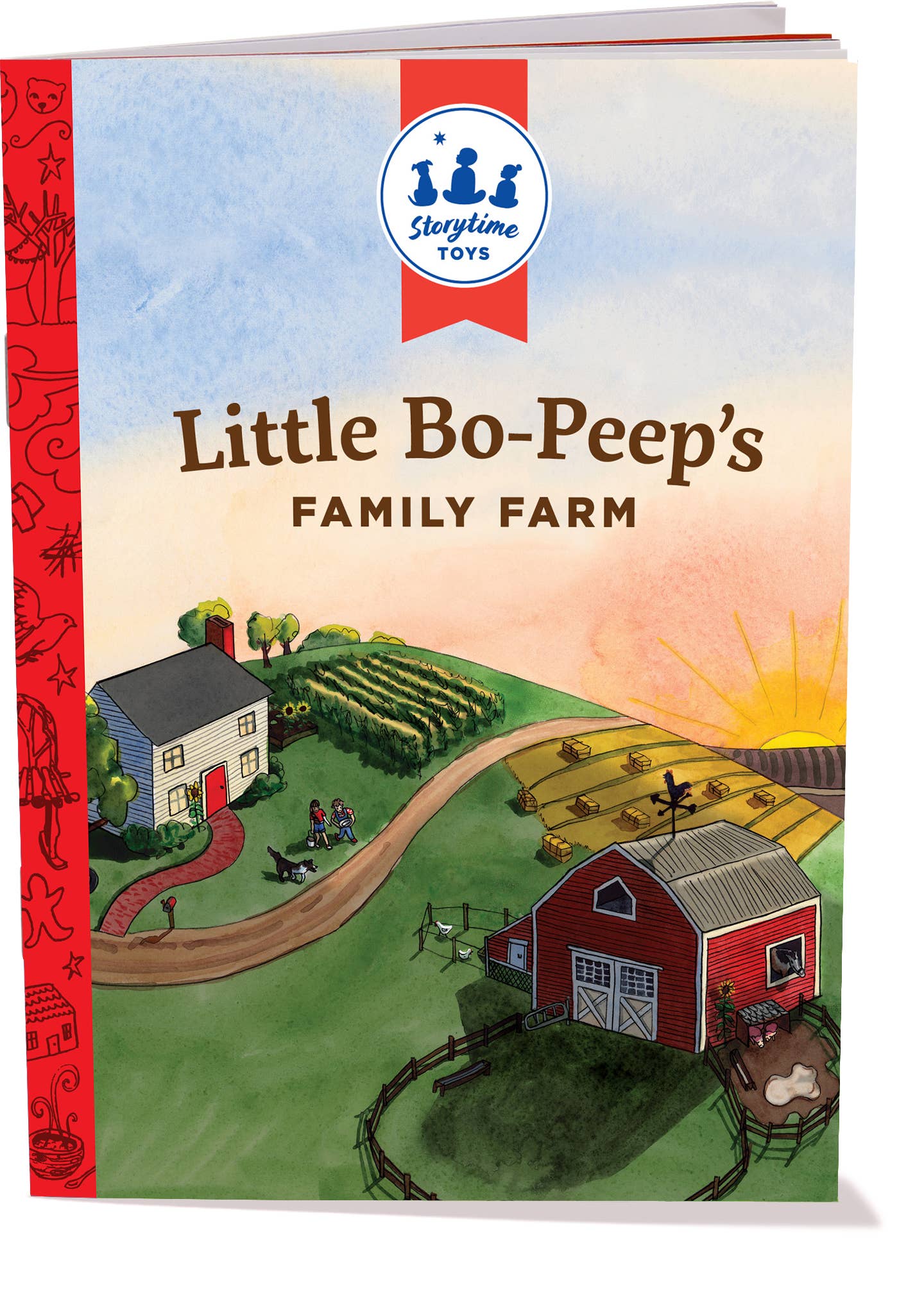 Storytime Toys Little Bo Peep's Family Farm Book and Playset