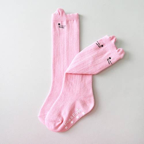 Vaenait Nero Knee Socks- Pink