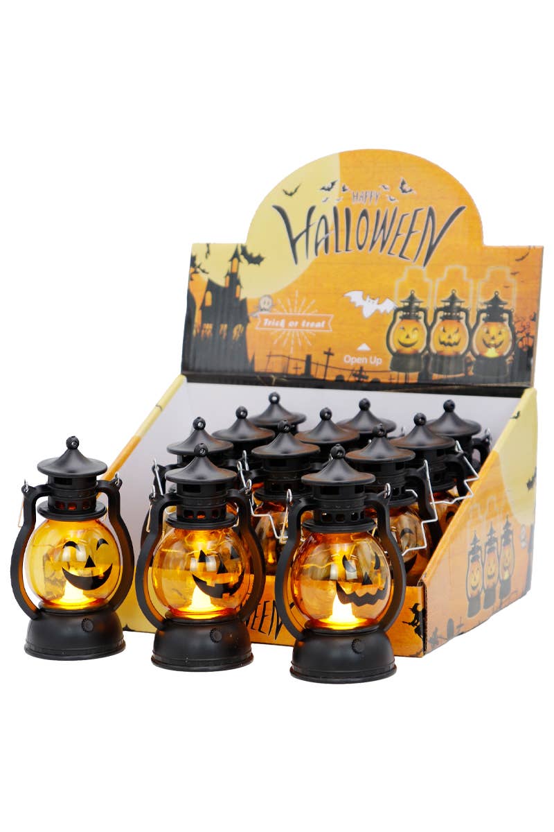 Cap Zone Halloween Pumpkin Head LED Jack O' Lantern