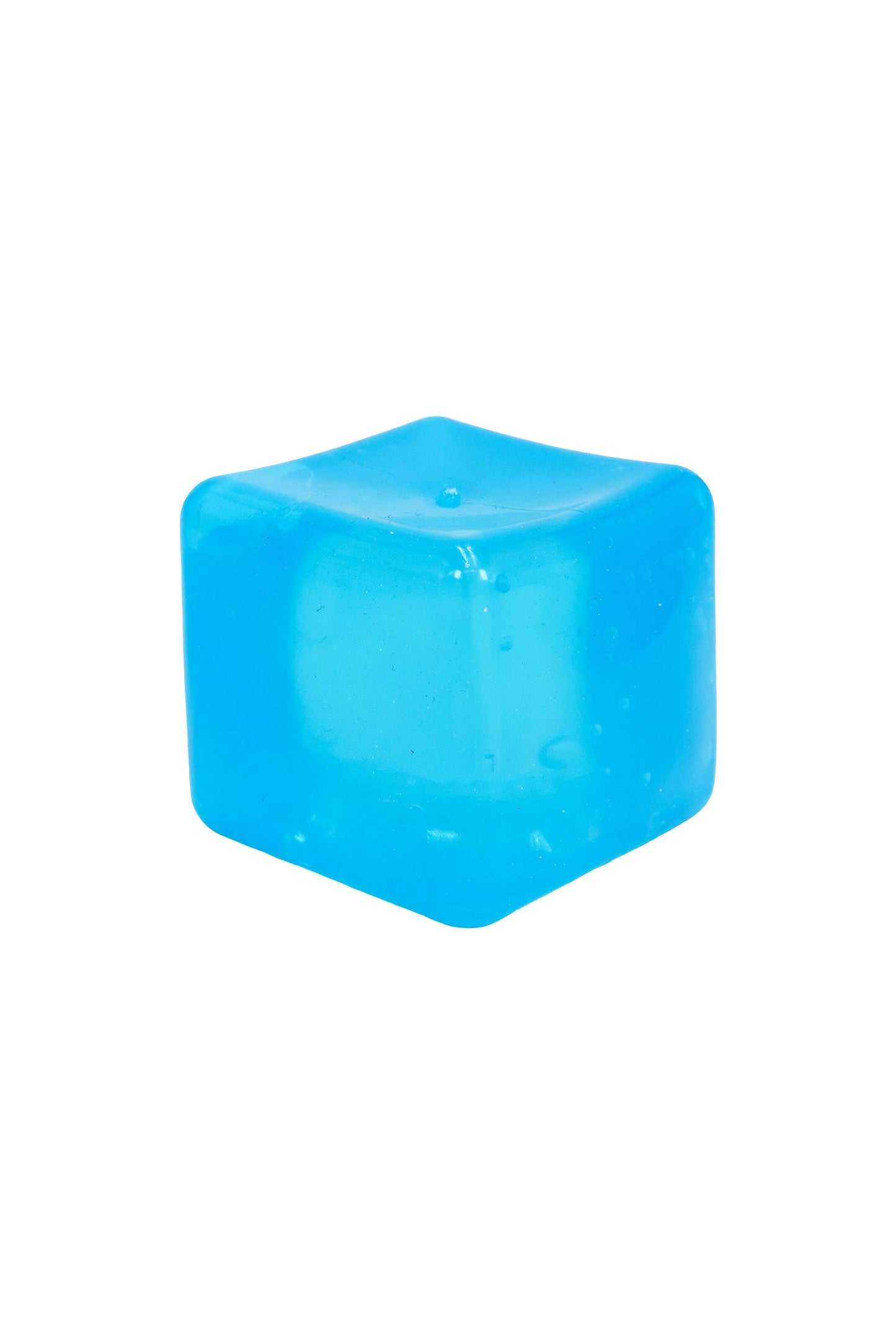 Clear Colorful Cube Maltose Putty Filled Squishy - PVC Box