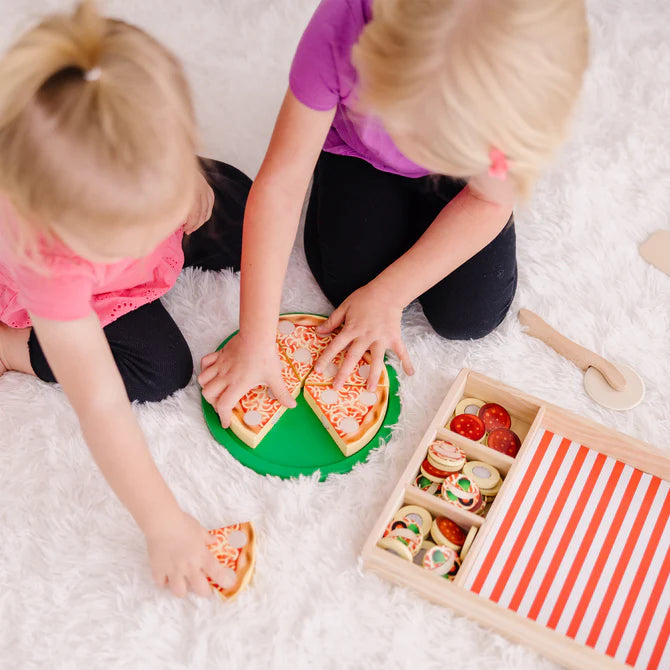 Melissa and Doug Wooden Pizza Party Play Set