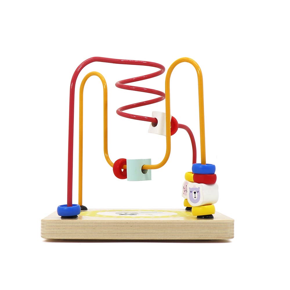 LEO & FRIENDS Wooden Activity Toy for 1, 2 Year-Old-Girls