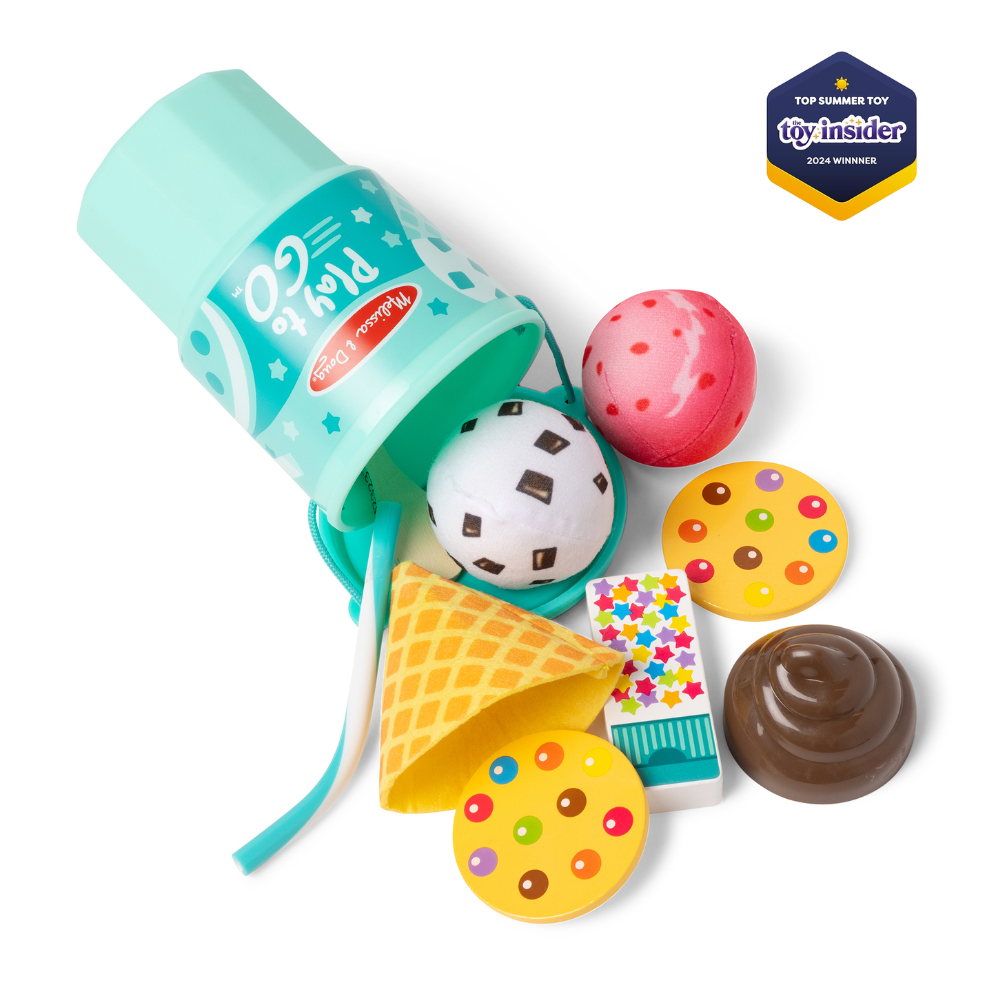 Melissa and Doug Play to Go Ice Cream Play Set