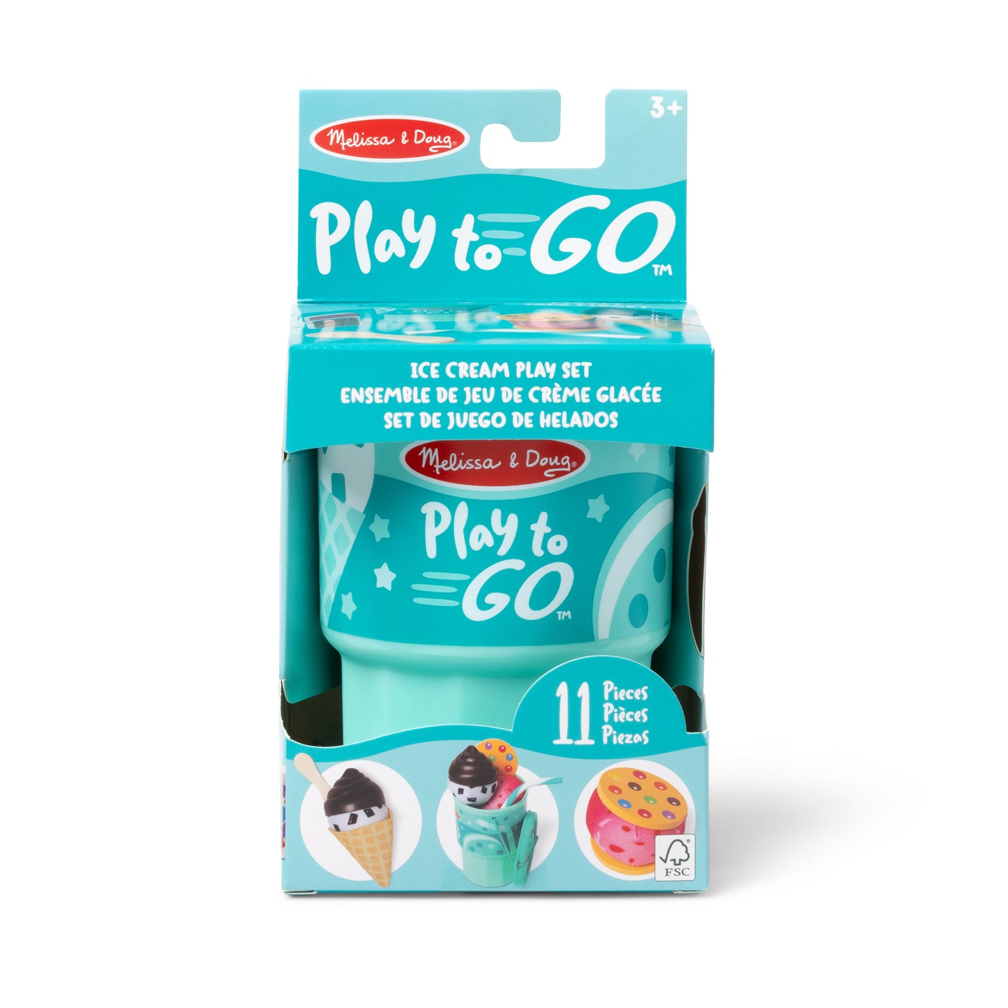 Melissa and Doug Play to Go Ice Cream Play Set