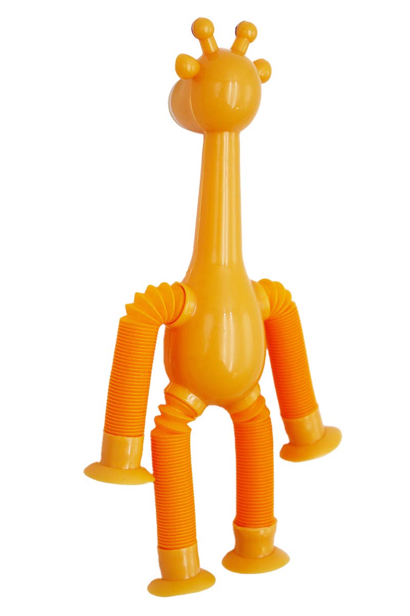 Cap Zone Giraffe Suction Cup Telescopic Tube LED Fidget Toy