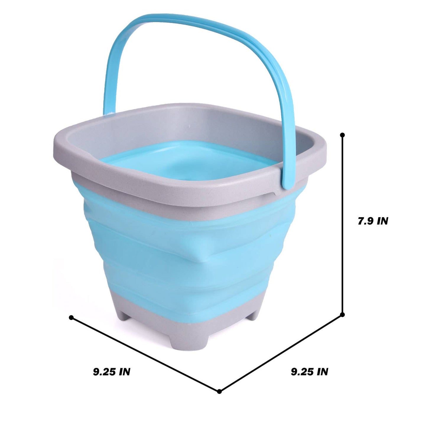 Fun Little Toys Collapsible Sand Buckets with Handle