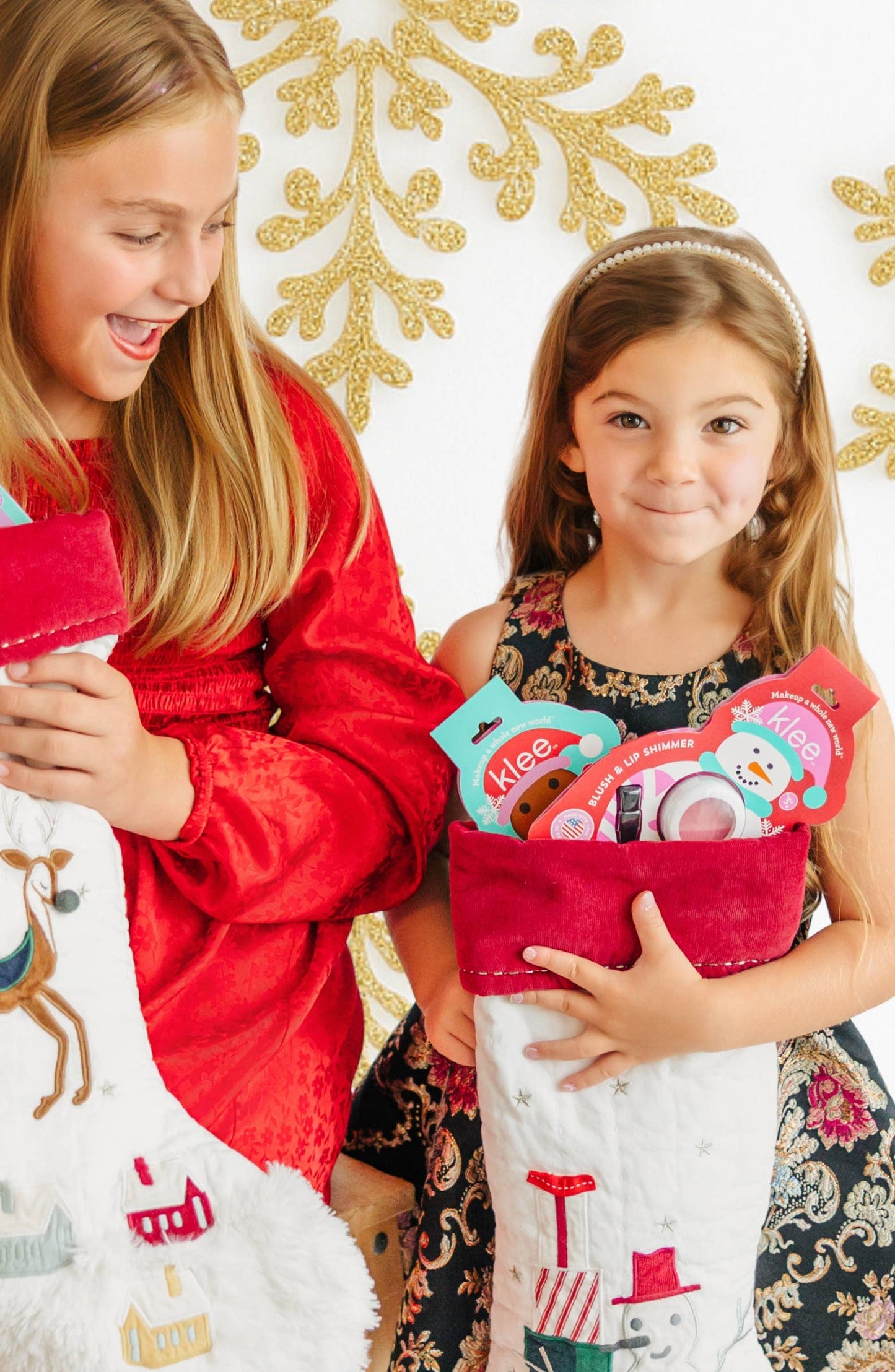 Klee Crystal Glow - Holiday Blush and  Lip Shimmer Set