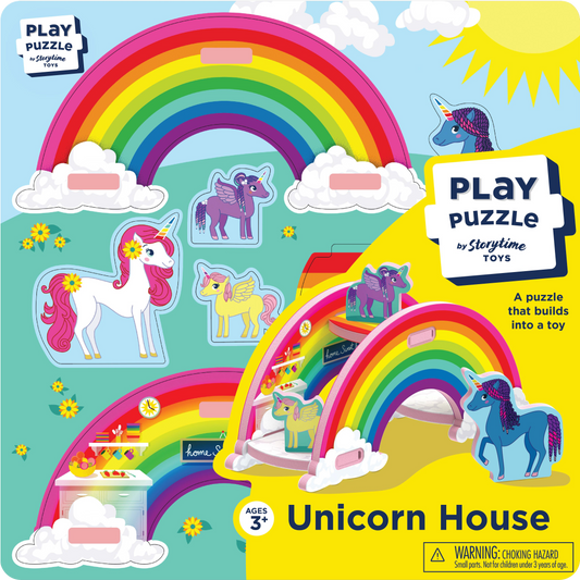 Storytime Toys Unicorn House Play Puzzle