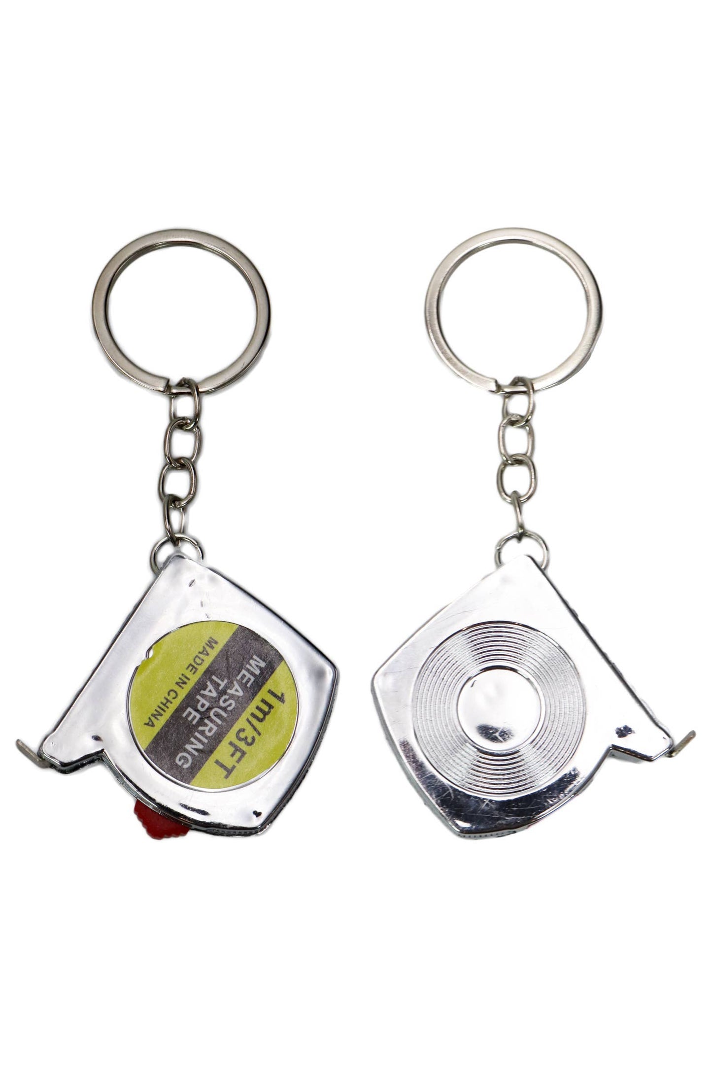 Mini Silver Self-locking Measuring Tape - 1m/3ft