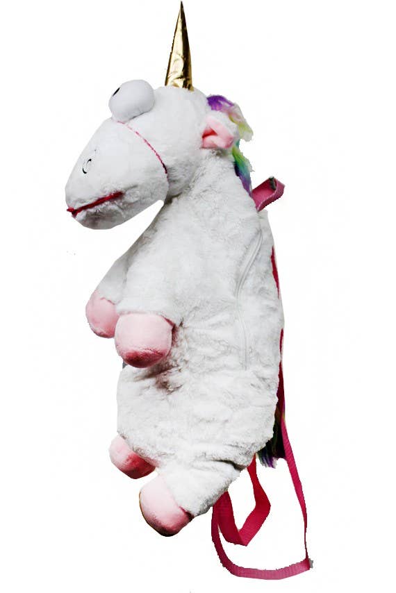 Cap Zone Unicorn Plush Stuffed Animal Backpack