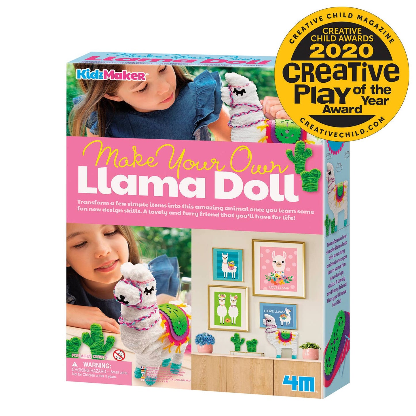 Toysmith 4M Make Your Own Llama Doll Kit (3300)