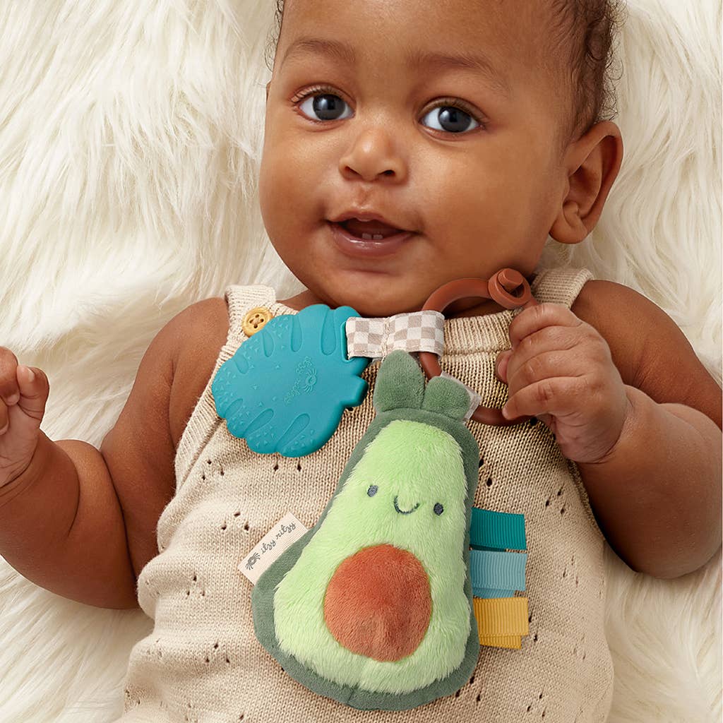 Itzy Pal™ Plush + Teether: Avocado