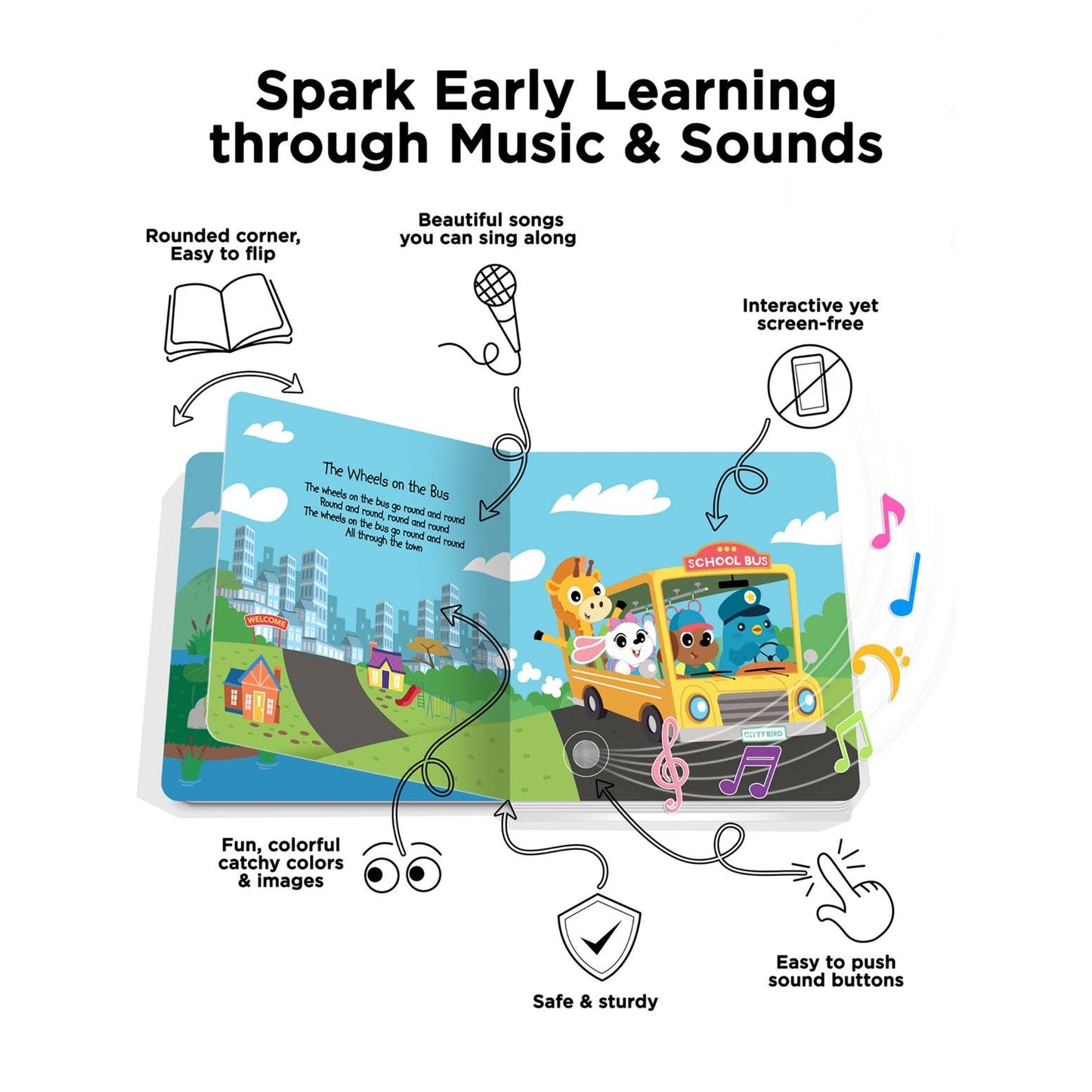 Ditty Bird Sound Book: Children´s Songs-BESTSELLER  USB-C